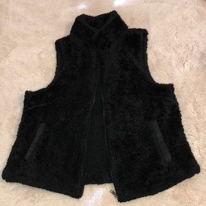 Forever 21 Sherpa Full Zip Vest